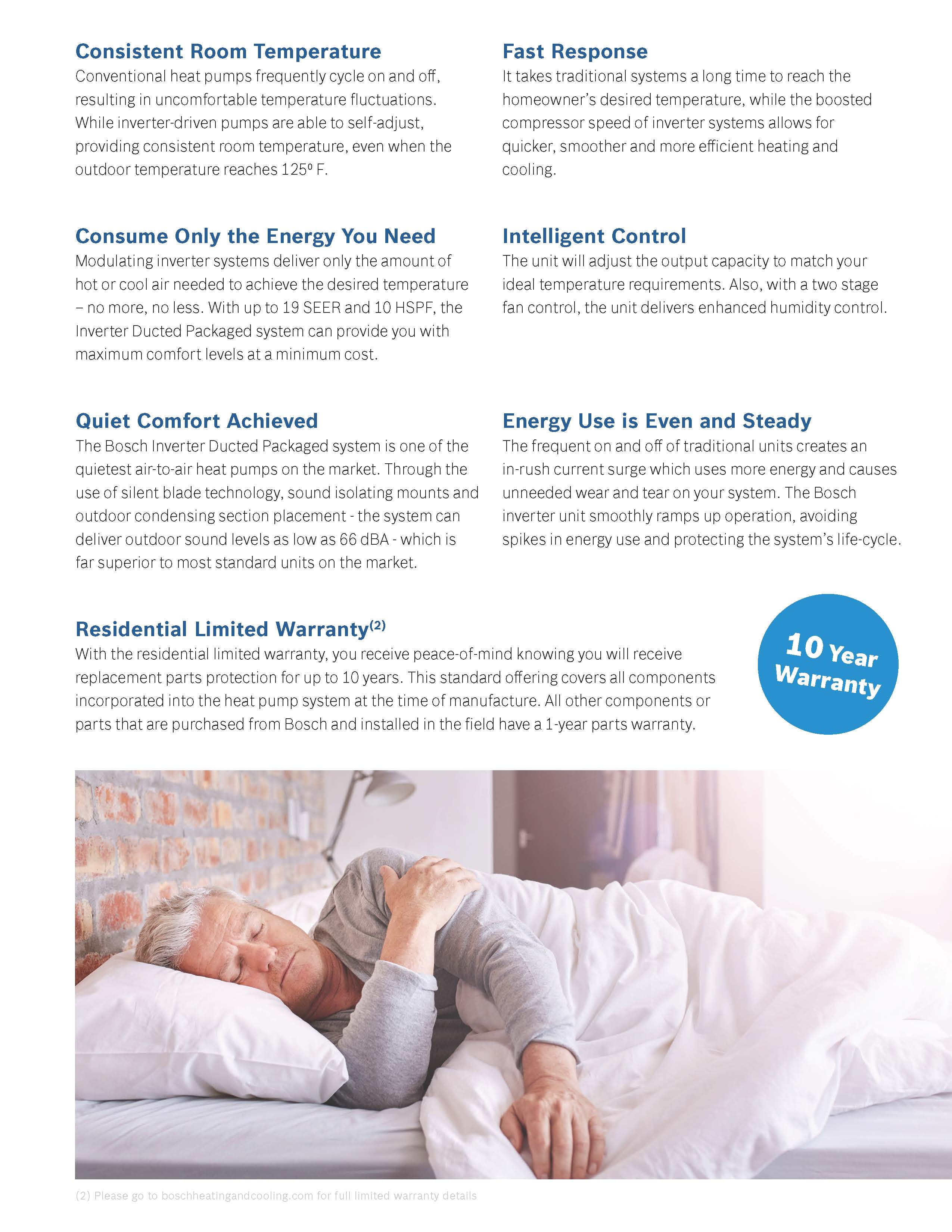 3 Ton Bosch 18 SEER2 Inverter Compressor Heat Pump DOWN-FLOW or HORIZONTAL Package Unit BRBA-36HWD1N1-M18